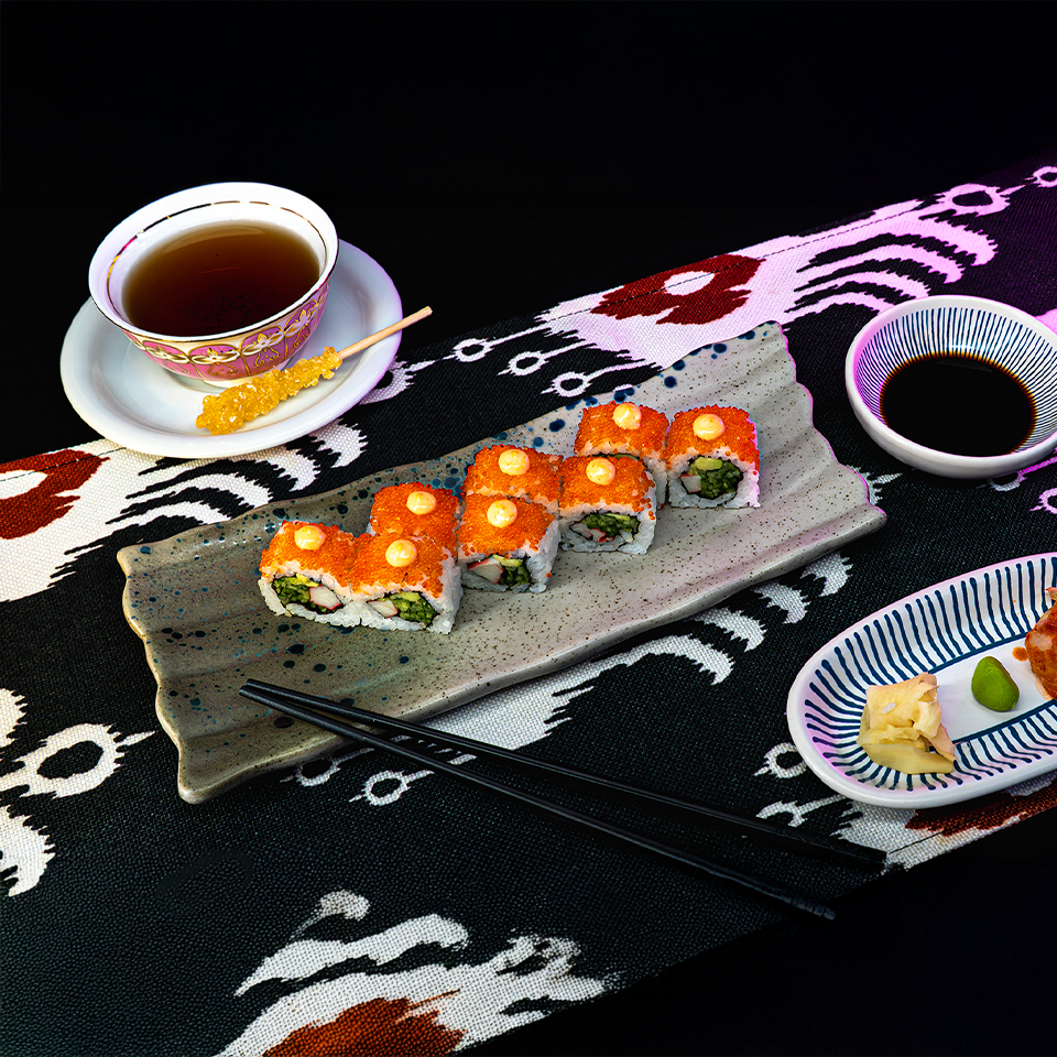 California Roll sunum